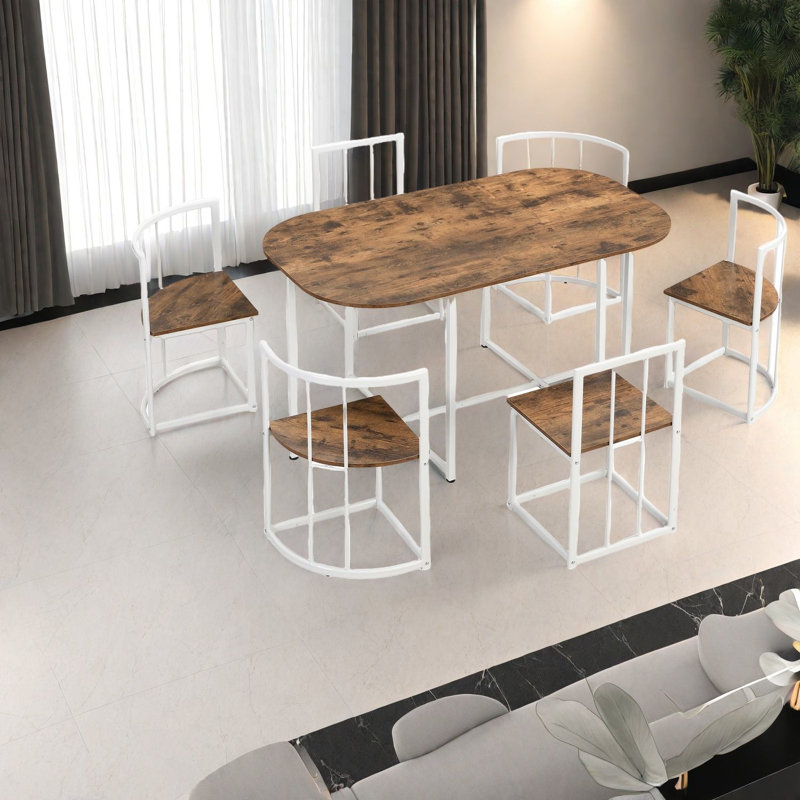 Ensemble de table de salle à manger 7 pièces Modern