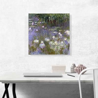 " Water Lilies 1917 " by Claude Monet Painting Print