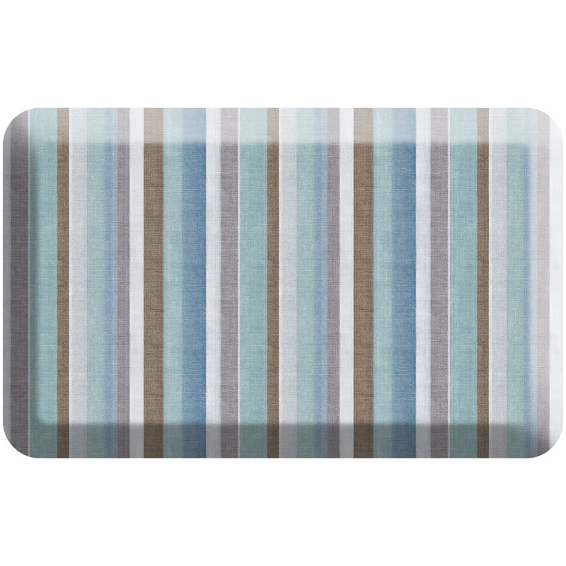 Tapis de cuisine anti-fatigue, motif Sunset Boulevard en paysage marin, Paysage marin, 20 po x 32 po