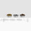 Medium Triple Dog Bowl Feeder With Silver Bowls-1387318504