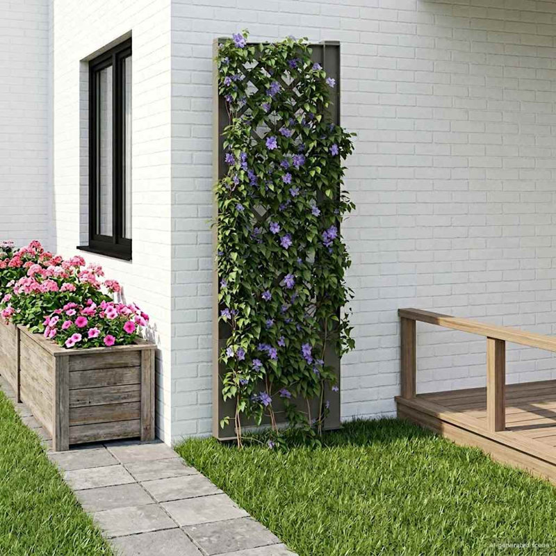 vidaXL Trellis with Spike PP Plant Stand Garden Support Outdoor Holder Patio