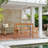 Ingrid Rectangular Teak Outdoor Buffet & Console Table , 55'' in. W 16'' in. D