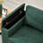 67.7" With Cup Holder And Storage, Stable Structure Soft Modern Solid Wood Legs