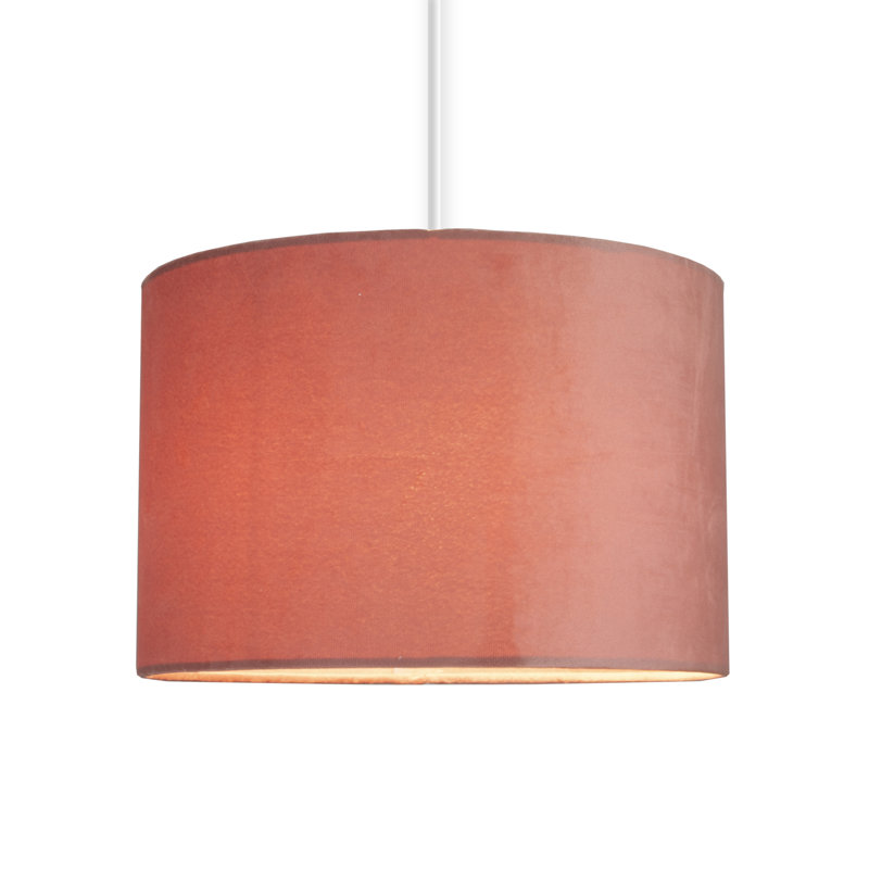 Ortiz 1 - Light Drum Pendant, Blush, 20cm H x 30cm W x 30cm D