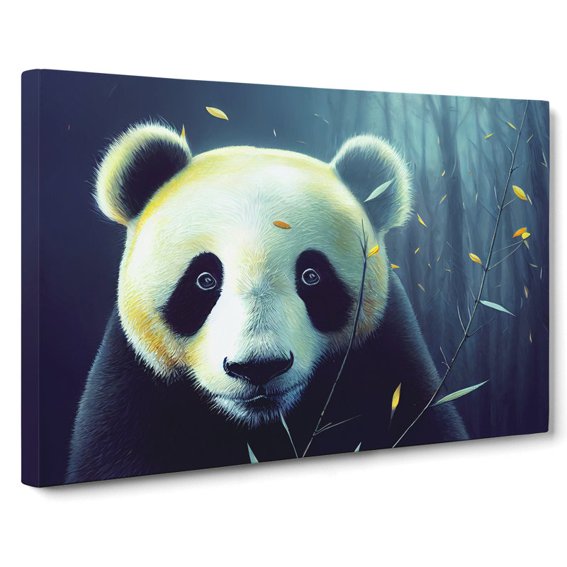 Fabulous Panda - Wrapped Canvas, 35cm H x 50cm W x 3cm D