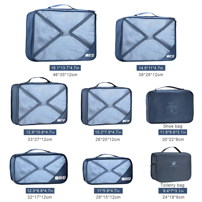 Rebrilliant Fabric Storage Bag, Blue