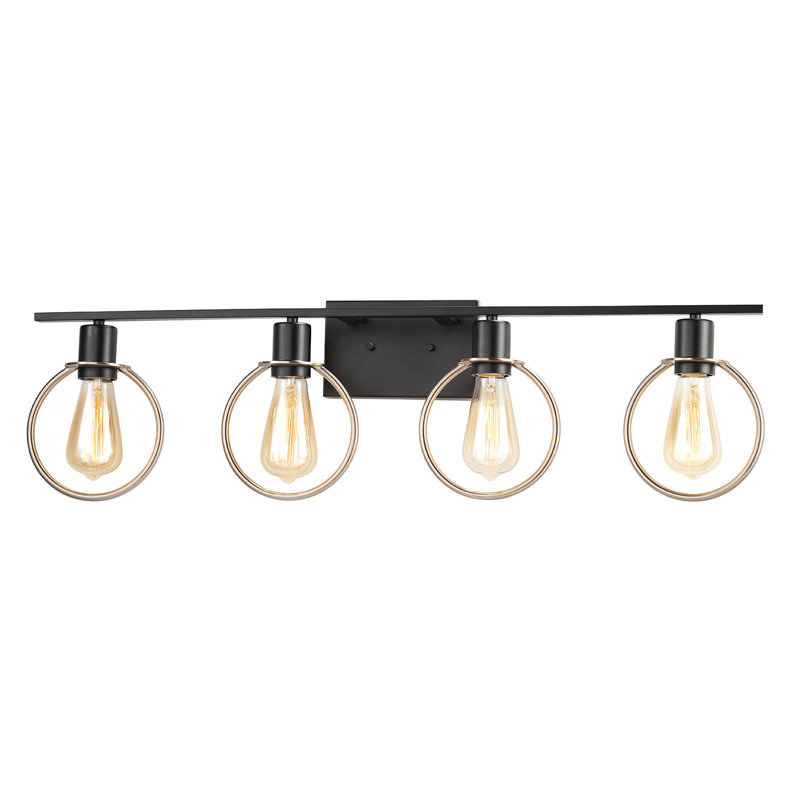 Neece 4 - Light Dimmable Vanity Light, Brass