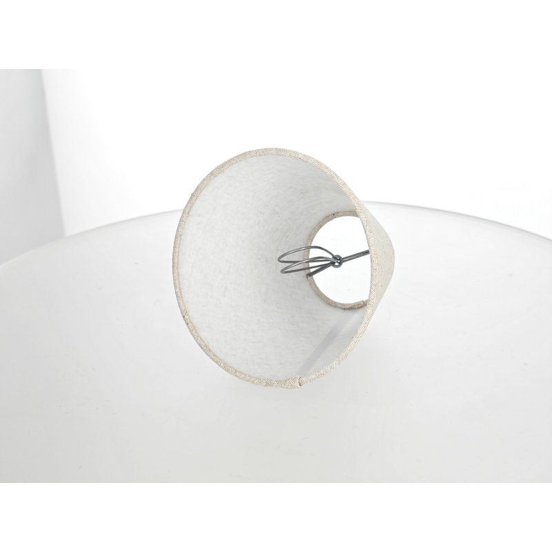 Ensemble de 4 abat-jours en lin naturel Latitude Run®, conçus pour les ampoules candélabres avec monture à pince facile, 3 po x 6 po x 5 po
