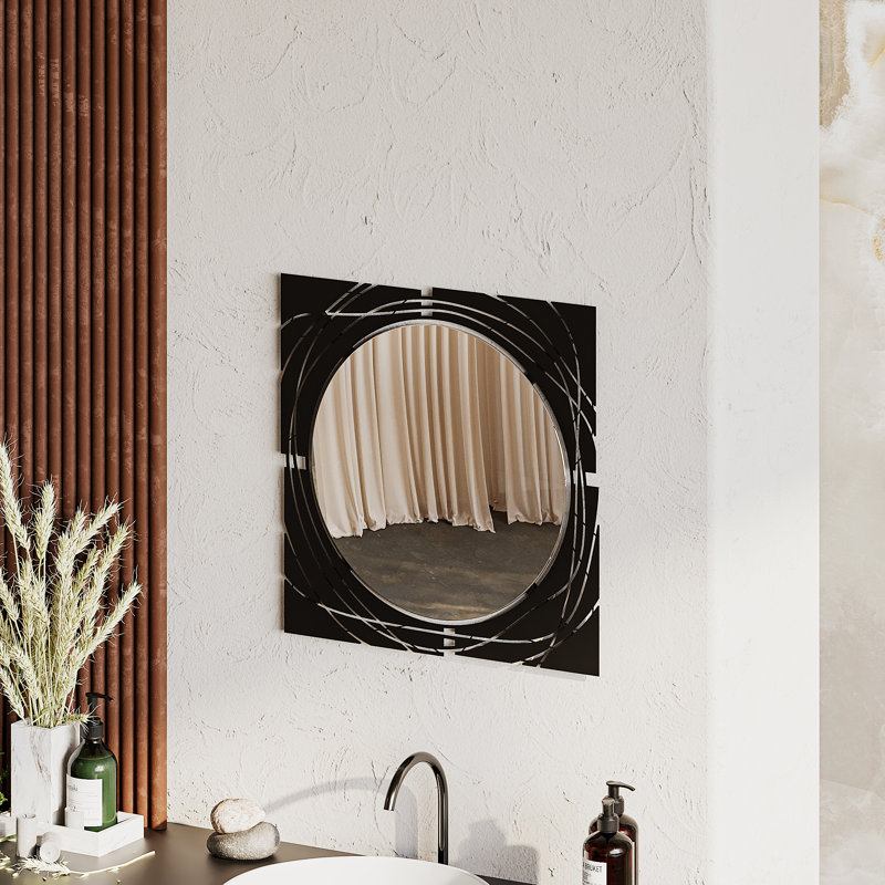 HULLA MIRROR- BLACK