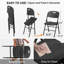 Ensemble de chaises pliantes empilables Megale HDPE-1328723170