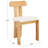 Keokuk Boucle Seat Dining Chair-1225770632