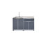 Cuisine d'extérieur combinée 60 po 2 pièces avec évier et robinet Blue Sky Outdoor Living