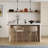 Modern 30" Bar Stool with Upholstered Barrel Back and Solid Wood Legs-1668164550