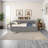Upholstered Daybed With Trundle And Wood Slat Support-1905666739
