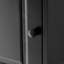 Armoire de rangement haute multifonctionnelle avec deux portes et tablettes réglables, tablette ouverte-705390746