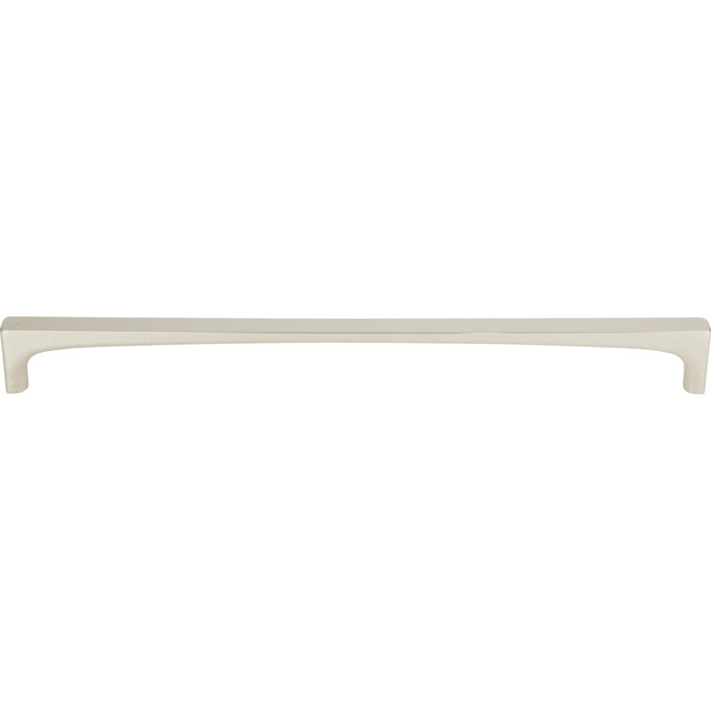 Riverside Bar pull, Polished Nickel, 8 13/16"