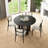 Round Solid Wood Dining Table with Rattan Pedestal-1808413182-1808413169