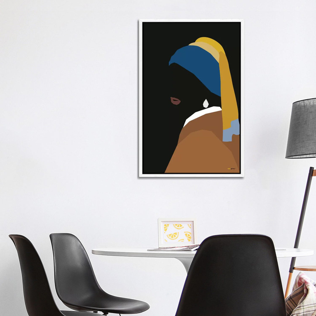 Girl With An Earring von Rafael Gomes - Galerie- Giclée auf Leinwand