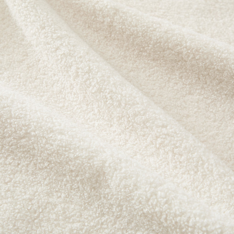 Canapé-lit Geneveve Teddy, Blanc beige