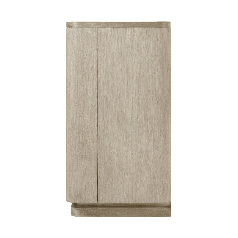 Repose 78.75'' W Solid Wood Sideboard, Gray Oak