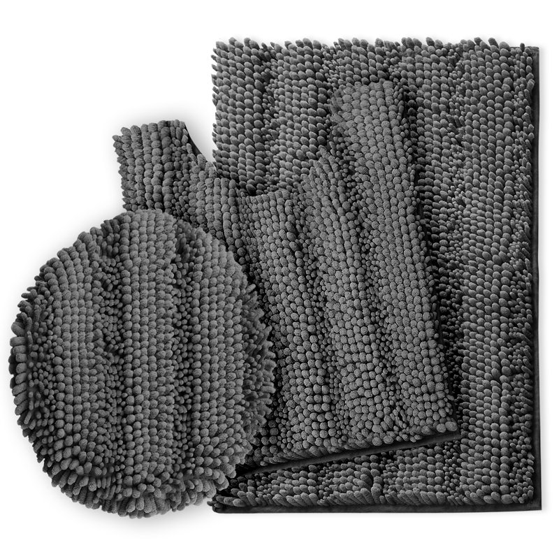 Ensemble de tapis de bain Peletier, Gris