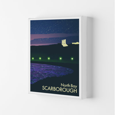 North Bay, Scarborough (Night) Portrait by Richard O'Neill - Print