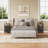 Travison Nightstands Set of 2 with Charging Station, Bedside Tables With 2 Drawers and Open Shelf, USB Ports And Outlets-1608618312-1608618326