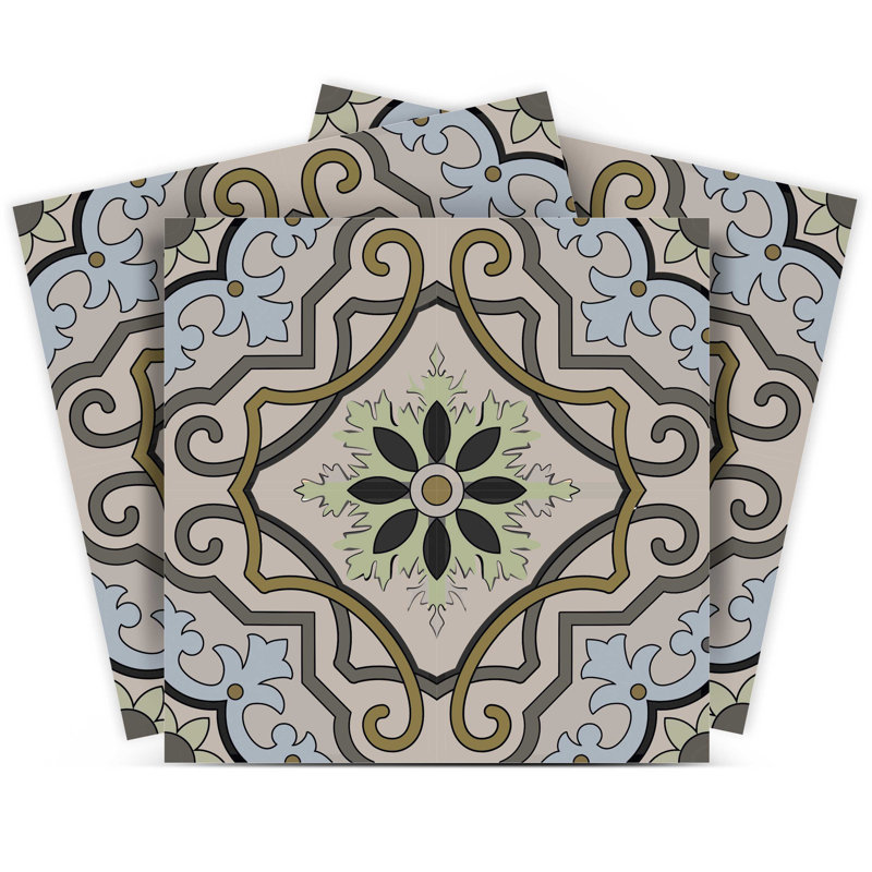 Carreau de mosaïque en vinyle auto-adhésif l 12 po x L 12 po