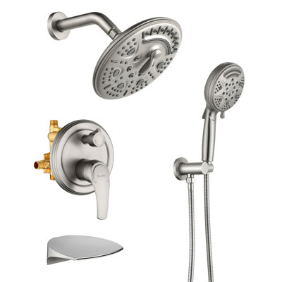 Complete Shower System with Rough in-Valve