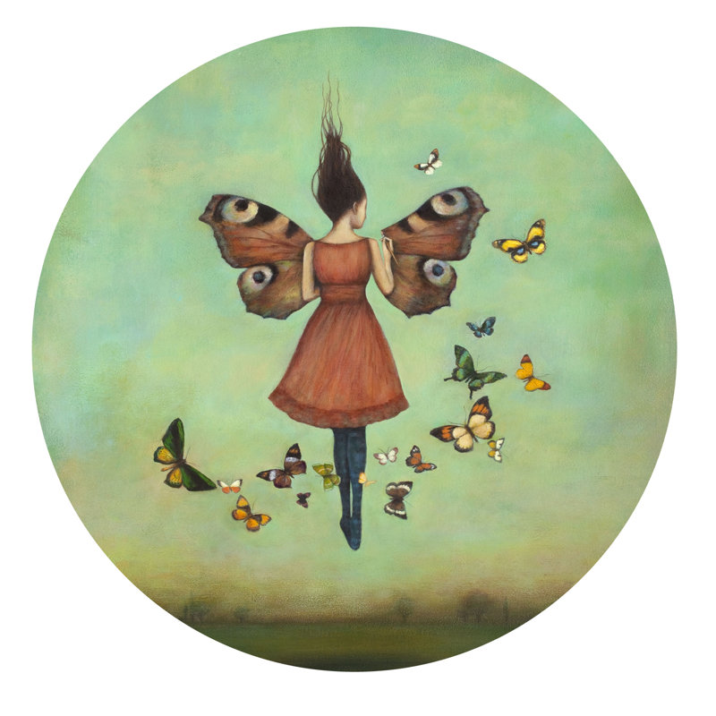 Décalcomanie murale beauté papillon