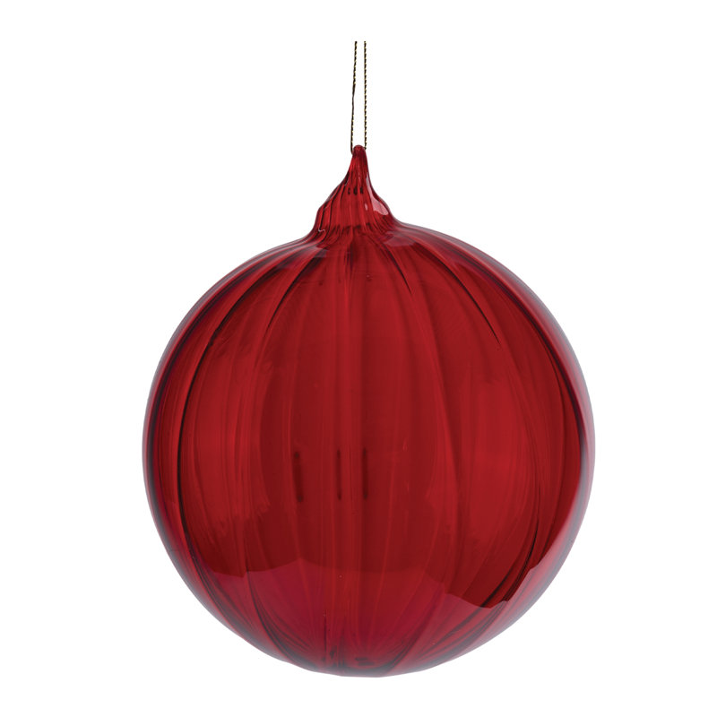 Ornement boule en verre surdimensionné (ensemble de 3)
