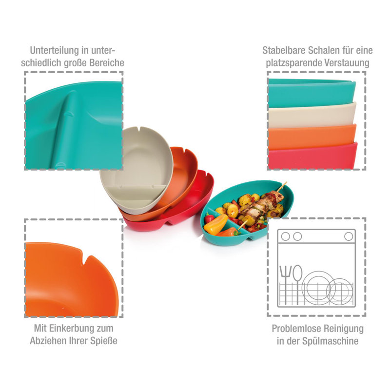 Belfry Kitchen Forte Plastic Divided Serving Dish