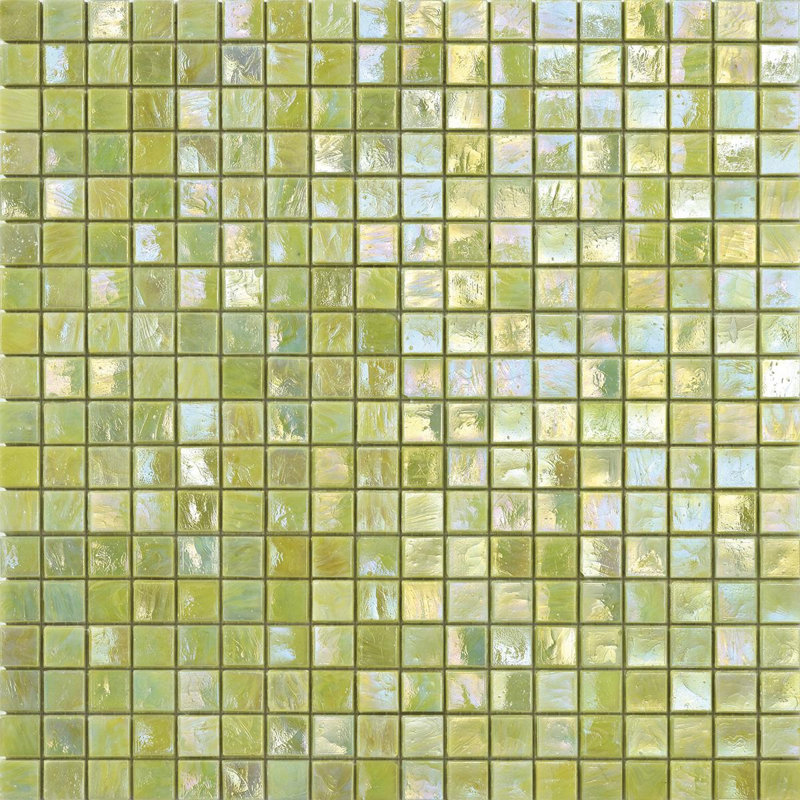 Calicantus 2 5/8" x 5/8" Iridescent Glass Mosaic