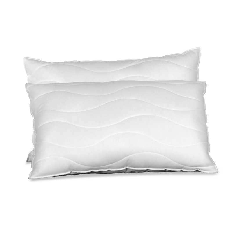 Super Support Bed Pillow Set of 2, 700g Conjugated Hollow Fibre Filling