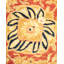 Tapis unique ivoire / sable / rouge noué à la main Sandhu 8 pi 2 po x 9 pi 9 po