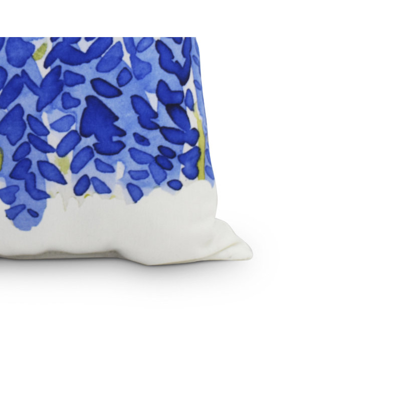 Housse et insert de coussin carré Flower Bell, Île Seymour Nord, Galapagos, 26 po x 26 po, Extérieur