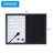 MasterVision Weekly Planner Magnetic Dry Erase White Board Black Felt Push Pin Bulletin Board Combo, 18" x 24", Black Frame