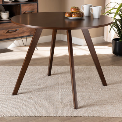 Cavato Round Solid Wood Dining Table