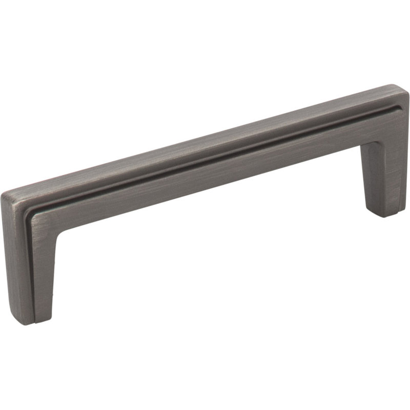 Lexa Bar Pull, Brushed Pewter, 3 3/4"