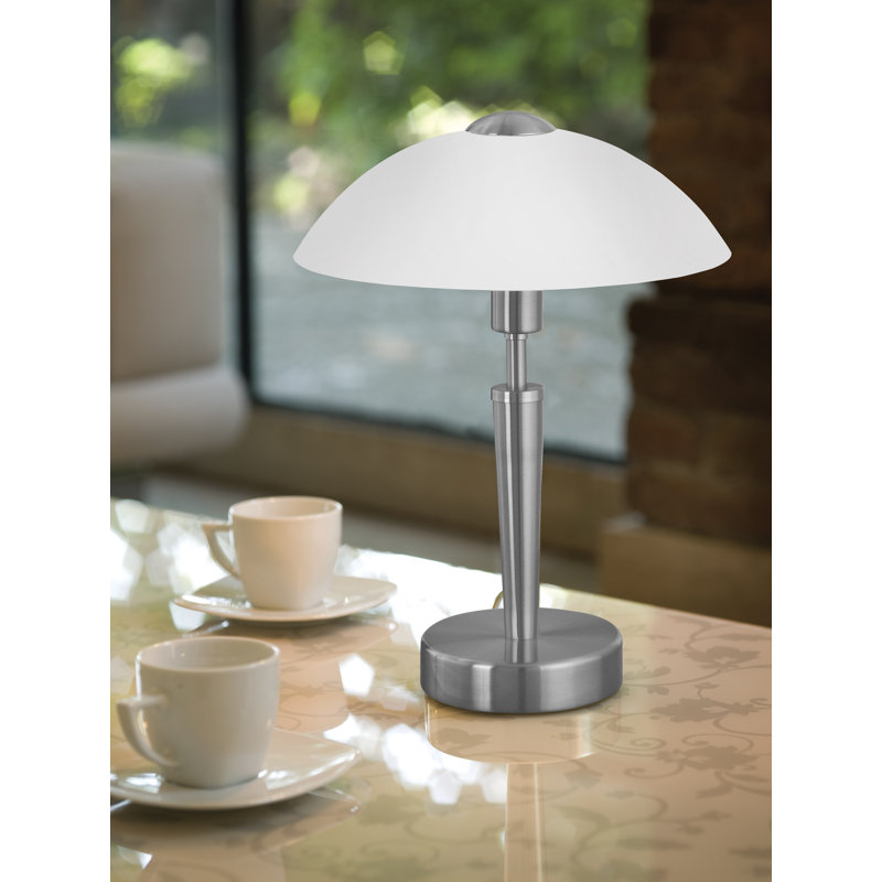 Waddell Metal Table Lamp, Matte Nickel