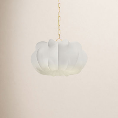 Mitzi Keilah 1 Light Pendant in Aged Brass