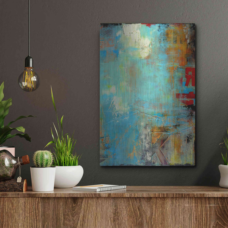Brayden Studio® 'Detour 84 II' by Erin Ashley, Metal Wall Art, 16" H x 12" W