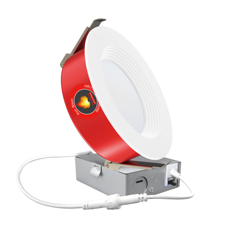Plafonnier encastré sans feu 1pk 6inch, indice de résistance au feu 2 heures, 5CCT, 800Lm, homologué IC, à intensité variable
