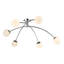 Silvia Glass Semi Flush Mount-58962114