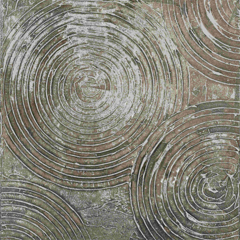 Circles Square, 12" H x 12" W