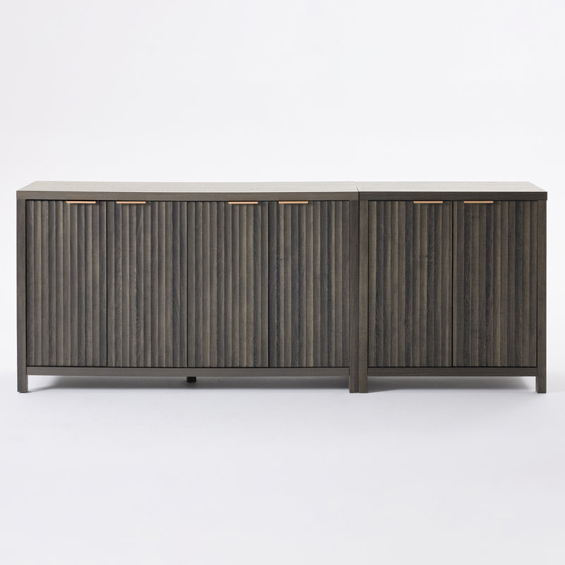 219cm Sideboard , Midnight Oak