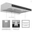 Awoco 30" Stainless Steel 900 CFM Ducted (Vented) Under Cabinet Range Hood with Baffle Filter