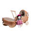 Hodgeman Wicker Doll Stroller
