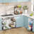 Under Sink Organizers And Storage, 2 Tier Pull Out Under Cabinet Organizer Drawer Shelf, 2 Pack Large Metal Adjustable Slide Out Drawers Shelves For Kitchen Bathroom.