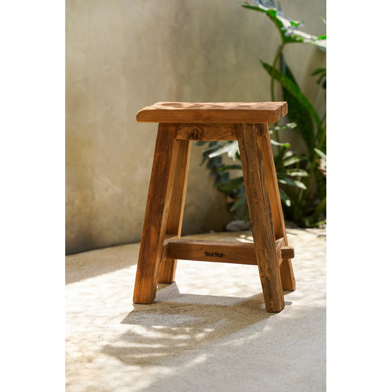 Jenera Solid Wood Accent Stool